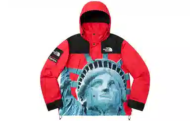Supreme x The North Face Statue of Liberty Jacket Red