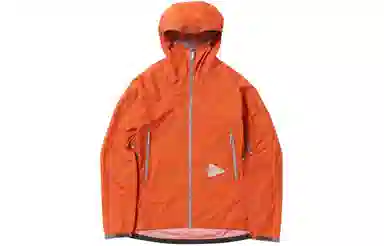 and wander SS24 Reflective Stitch Rain Jacket