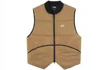 Stussy FW21 Prlmaloft Quilted Vest Logo
