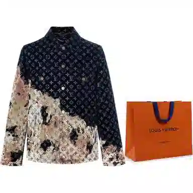 Louis Vuitton SS24 Cloud Print Denim Jacket