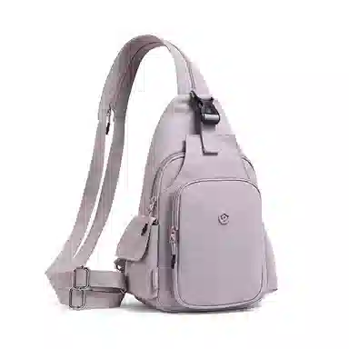 捷朗仕 多用旅行时尚百搭旅行通勤小背包潮流 尼龙布 双肩胸包 中号 女款 多色