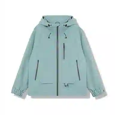 鸭鸭 户外露营短款连帽时尚休闲夹克外套 男女同款