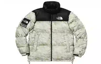 Supreme x The North Face Paper Print Nuptse Jacket