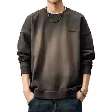 贵色 渐变水洗长袖卫衣 男款