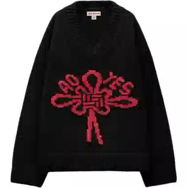 ZARA AO YES SS25 V-Neck Knit Sweater