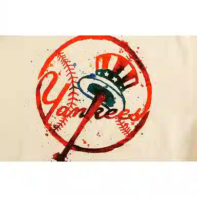 New Era MLB New York Yankees Paint Print Hoodie