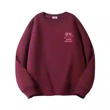 【dme】 星球小兔子字母印花设计潮流时尚版型宽松可爱休闲圆领卫衣 男女同款