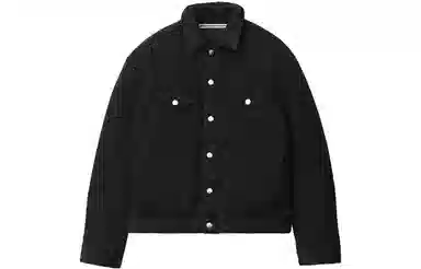 Alexander Wang Denim Biker Jacket Black