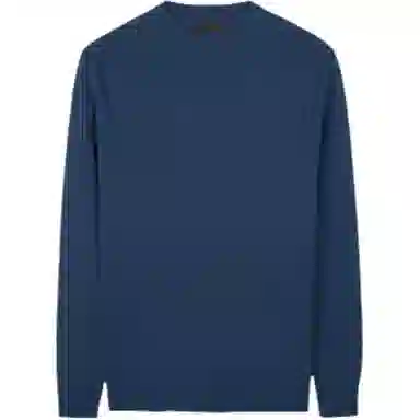 才子 修身纯色微弹针织衫 男款