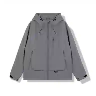鸭鸭 户外露营短款连帽时尚休闲夹克外套 男女同款