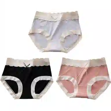 莫代尔 抗菌透气无痕内裤 女款 组合装