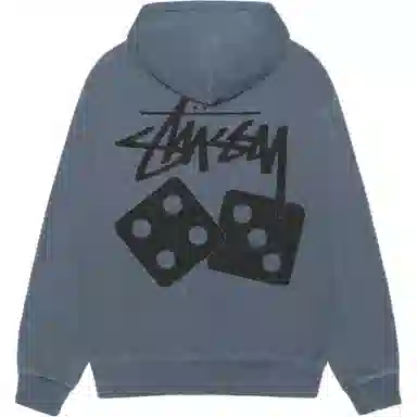 Stussy SS25 DICE HOODIE PIGMENT DYED