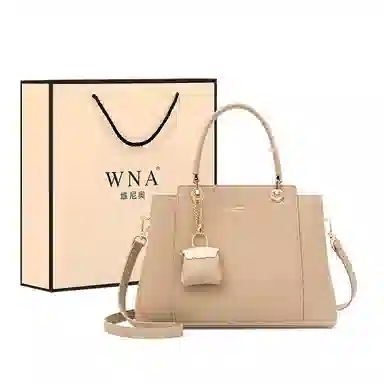 维尼奥 品牌时尚高级感妈妈款大气通勤女包高颜值简约休闲百搭优雅气质实用托特包 合成革 手提包单肩斜挎 常规 女款 多色