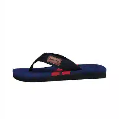 南极人 拼色潮流居家户外休闲 防磨防滑人字拖鞋 男款