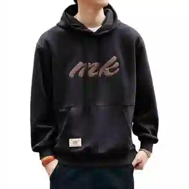 格蓝鹿 重磅复古连帽长袖卫衣 男款