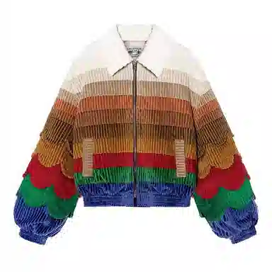 VALLEYOUTH Rainbow Corduroy Jacket