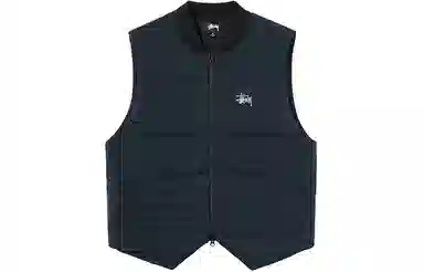Stussy FW21 Prlmaloft Quilted Vest Logo