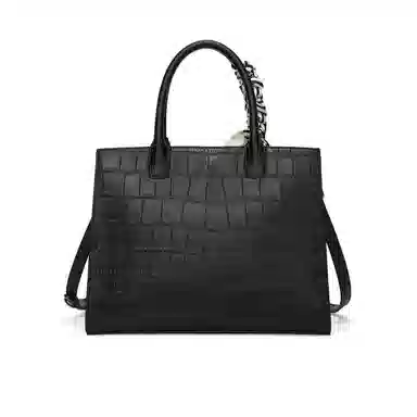 稻草人 高级感鳄鱼纹戴妃包 聚氨酯革 手提包 常规 女款 多色