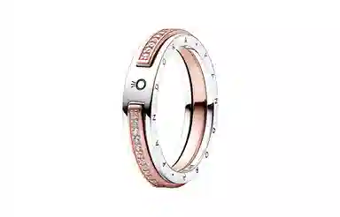 Pandora Classic Two-Tone Pavé Ring