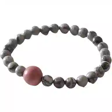 【众星拱月】 指尖瑰宝 快乐加倍桃花滚滚佳偶天成好运上岸幸运降临高级轻奢手饰#好运天然 地图石 手串 男女同款情侣款