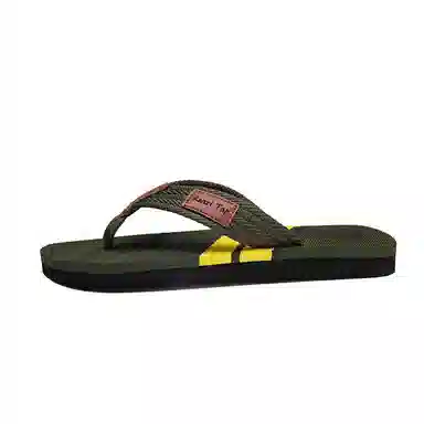 南极人 拼色潮流居家户外休闲 防磨防滑人字拖鞋 男款