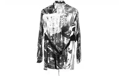 Yohji Yamamoto SS22 Irregular Dye Print Shirt