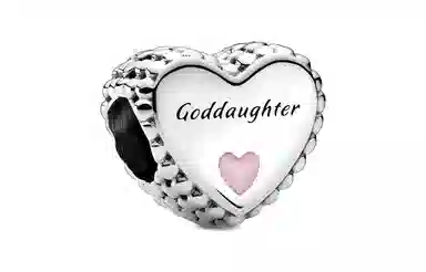 Pandora Goddaughter Heart Charm