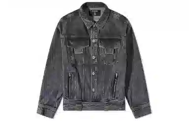 Balmain SS23 Denim Jacket Black