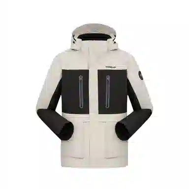 探路者 明星同款 防风防水保暖登山服 可拆卸内胆 三合一冲锋衣 冬季外套 男女同款