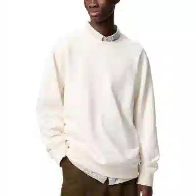 UNIQLO Crew Neck Sweatshirt Off-White