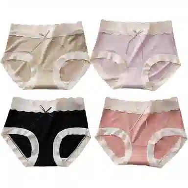 莫代尔 抗菌透气无痕内裤 女款 组合装