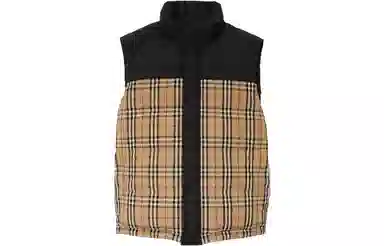Burberry Check Print Vest