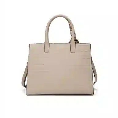 稻草人 高级感鳄鱼纹戴妃包 聚氨酯革 手提包 常规 女款 多色