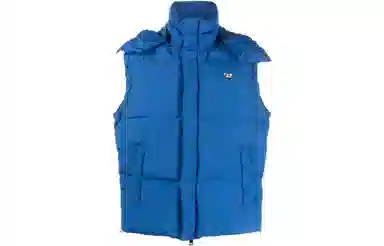 DIESEL Quilted Vest Blue