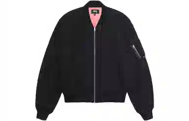 Stussy Linen Beach Bomber