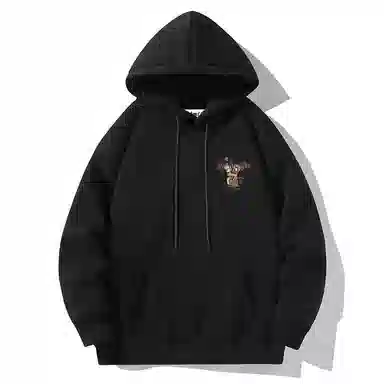 【dme】 日系休闲潮流连帽重磅原创印花百搭卫衣 男女同款