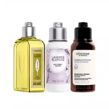 欧舒丹 沐浴啫喱洗护体验装 保湿补水 星品留香