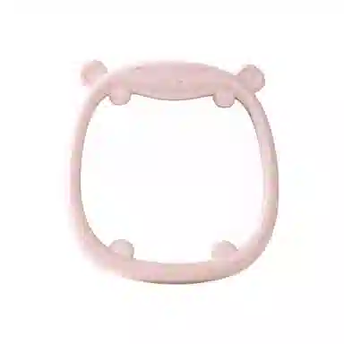 米甜兔 绿色大嘴河马化妆镜 便捷