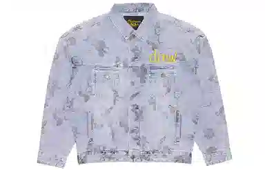 Drew House logo Idears Trucker Jacket Vintage Indigo Logo