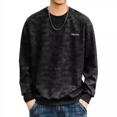 格蓝鹿 休闲宽松圆领卫衣 男款