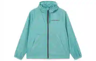 Lacoste Logo Print Hoodie Jacket Blue