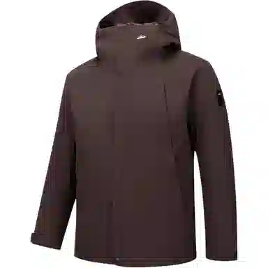 阿尔卑斯 软壳户外护颈充气枕连帽休闲外套三防夹克冲锋衣 男女同款