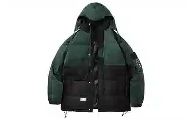 PSO Brand Colorblock Down Jacket