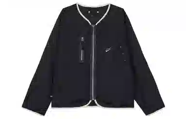 Nike V-Neck Zip Jacket Black