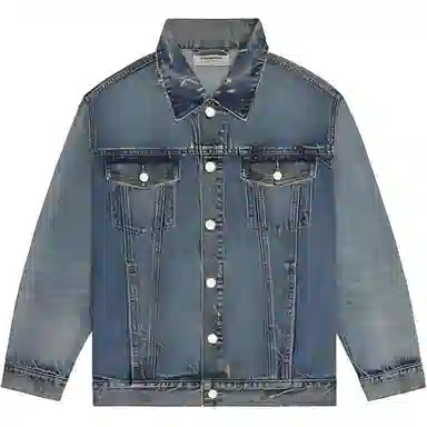 Fear of God Essentials FW20 Light Denim Trucker Jacket