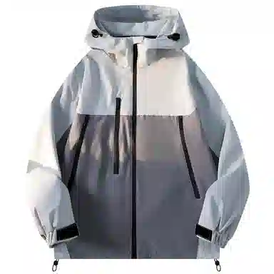 WANX Retro Colorblock Hoodie Jacket