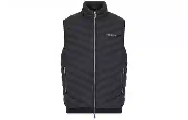 Armani Exchange SS22 Quilted Vest Black