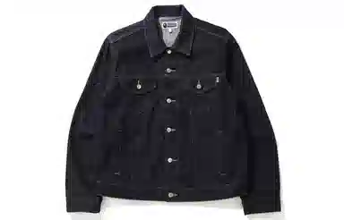 A BATHING APE X Dragonball Z Baby Milo Big Ape Head Denim Jacket