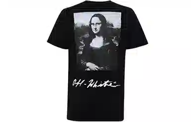OFF-WHITE Mona Lisa Print T-Shirt Black