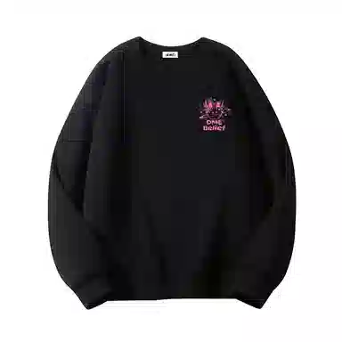 【dme】 星球小兔子字母印花设计潮流时尚版型宽松可爱休闲圆领卫衣 男女同款